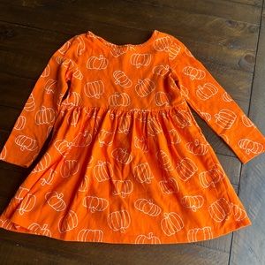 Toddler Girl Pumpkin Dress